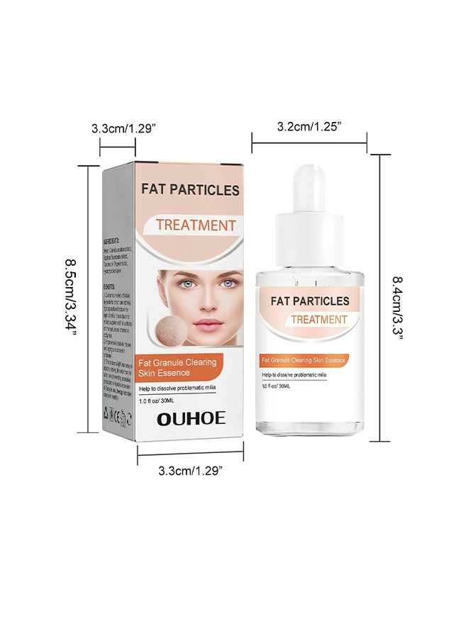Fat Granule Clearing Skin Essence-Milia Removal Treatment, Milia Spot Treatment Helps Dissolve And Reduce Milia, Whitehead And Sebaceous Hyperplasia, Cysts And Sebaceous Hyperplasia Face Serum 30ml