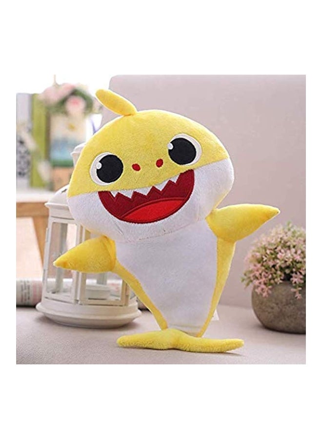 Soft Plush Singing Lighting Authentic Detailing Lightweight Baby Shark Toy 14x18x24.1cm