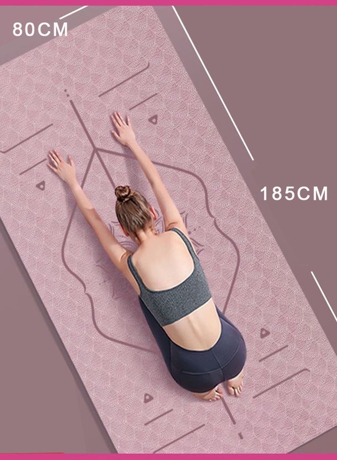 Yoga Mat Non Slip, Pilates Fitness Mats, Anti-Tear 72.8