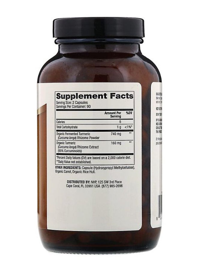 Fermented Turmeric - 180 Capsules