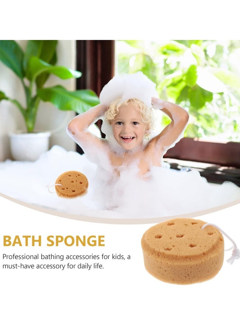 Body Loofah Scrubber, Exfoliating Bath Sponge, Shower Brush Soft Scrubber Skin Cleaning Spa Massager Towel Body Scrubberwash Sponge for Women Men Kids