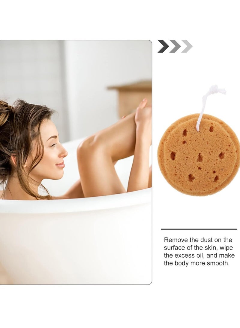 Body Loofah Scrubber, Exfoliating Bath Sponge, Shower Brush Soft Scrubber Skin Cleaning Spa Massager Towel Body Scrubberwash Sponge for Women Men Kids