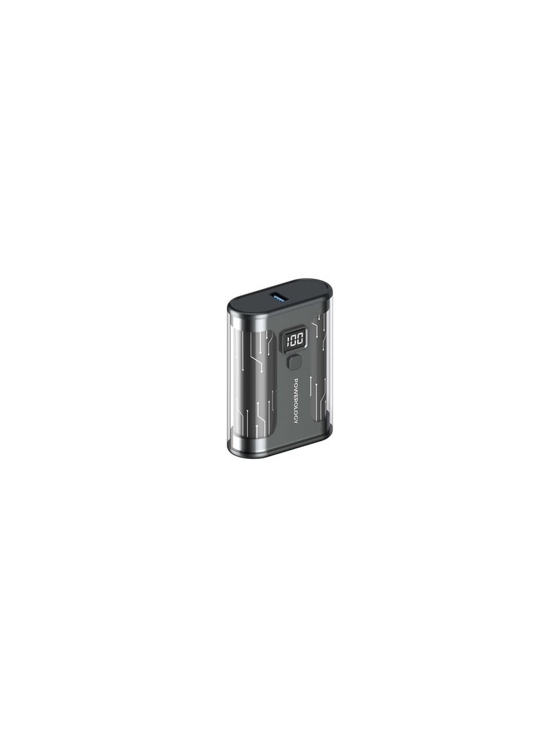 Crystalline Series Powerbank 10000mAh PD 35W - Transparent/Grey