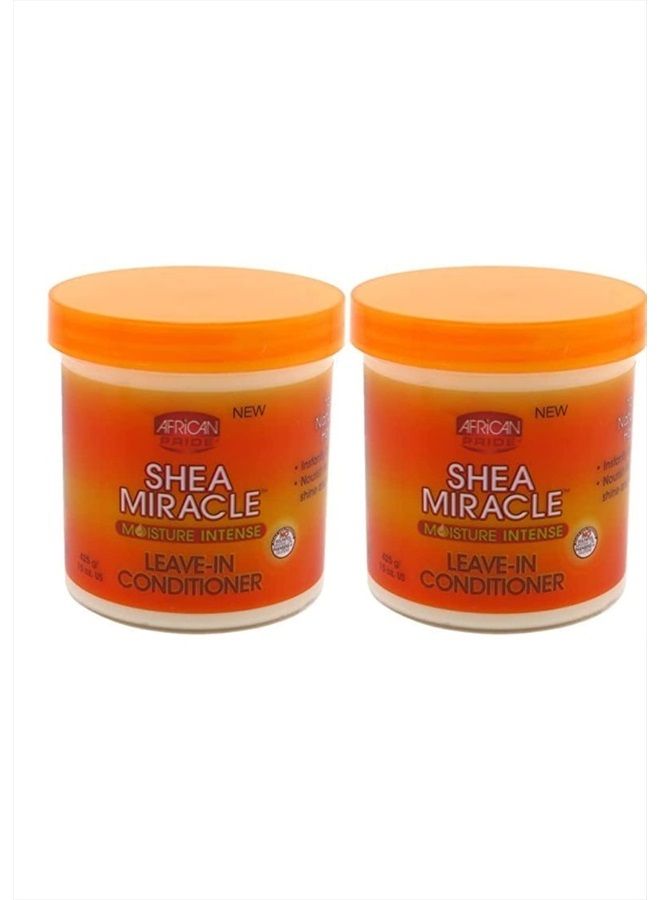 Shea Butter Miracle Leave-In Cond.15 Ounce (443ml) (2 Pack)