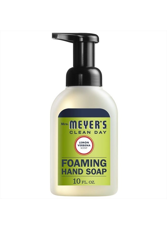 Mrs. Meyer's Clean Day Foaming Hand Soap, Lemon Verbena Scent, 10 Fl oz (Pack of 2)