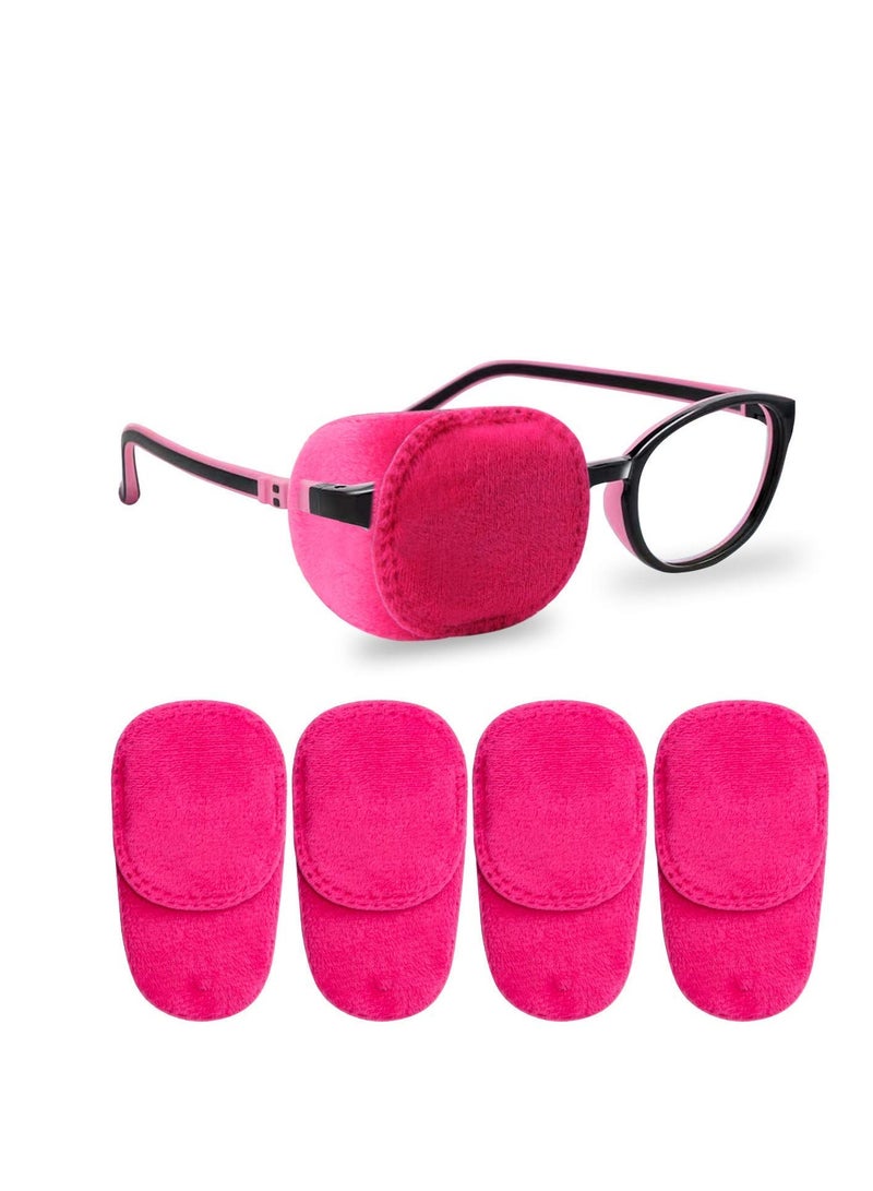 4 Pack Eye Patches for Kids Girls Boys Right Left Eye Patch for Glasses Lazy Eye Patch for Children Treating Lazy Eye Amblyopia Strabismus and After Surgery Full Coverage