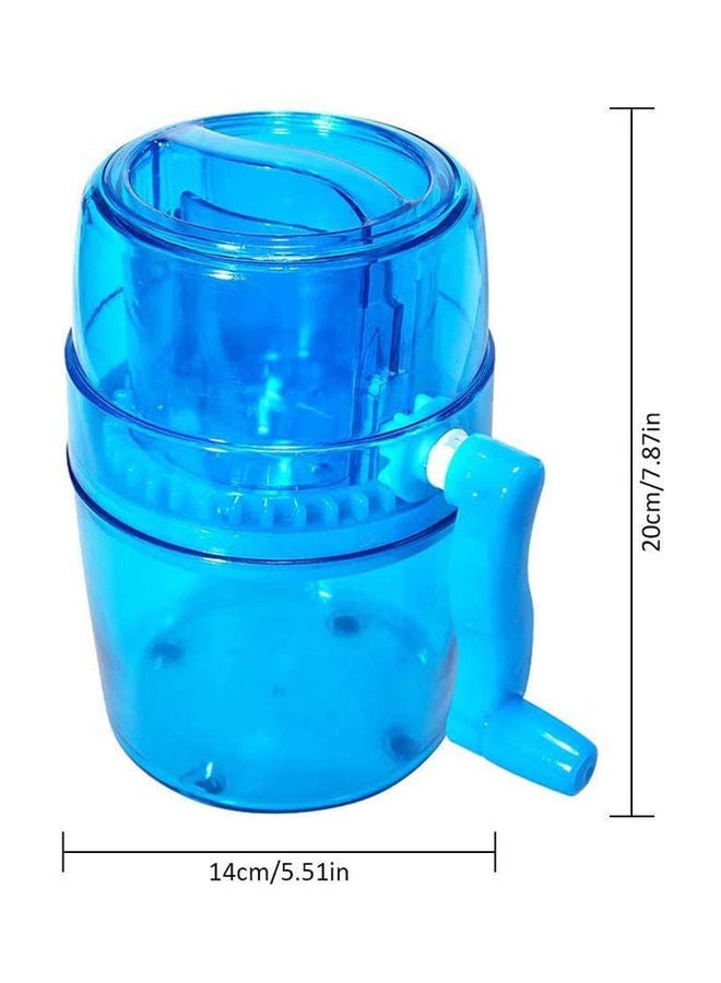 Manual  Ice Crusher Machine Blue 580grams