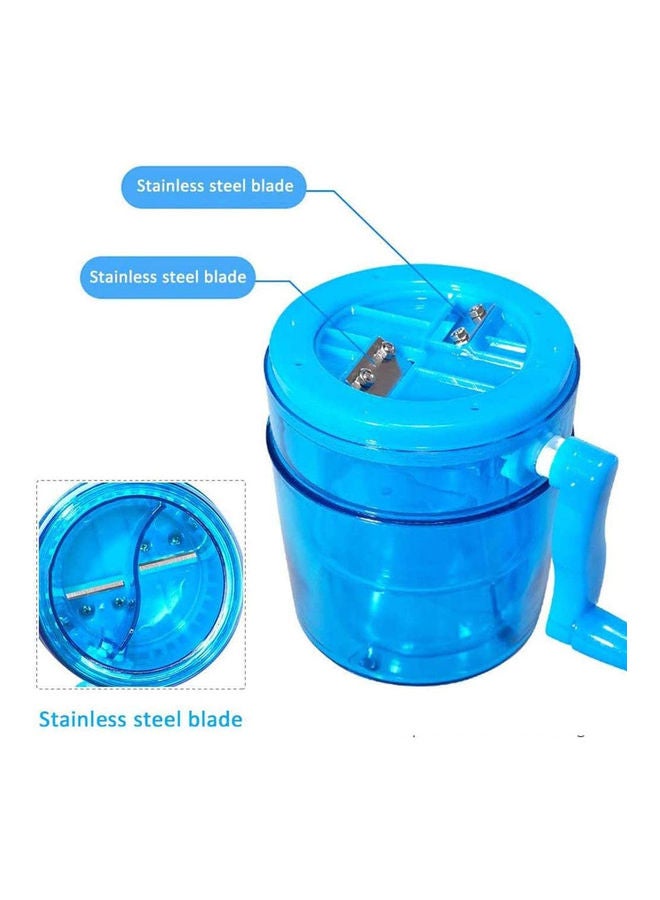 Manual  Ice Crusher Machine Blue 580grams