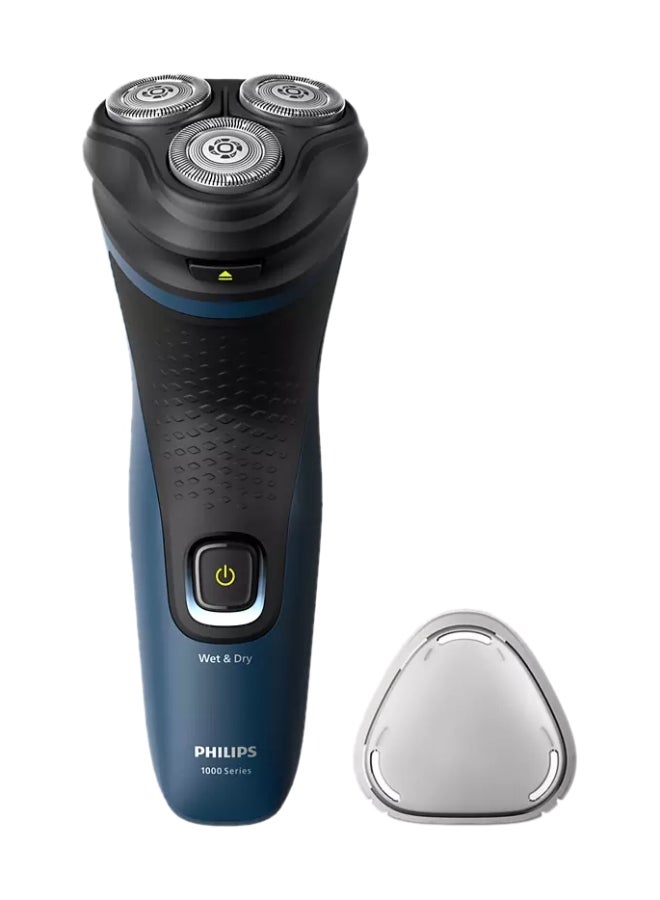 Wet And Dry Electric Shaver 1000 Series S1151/00 Blue/Black