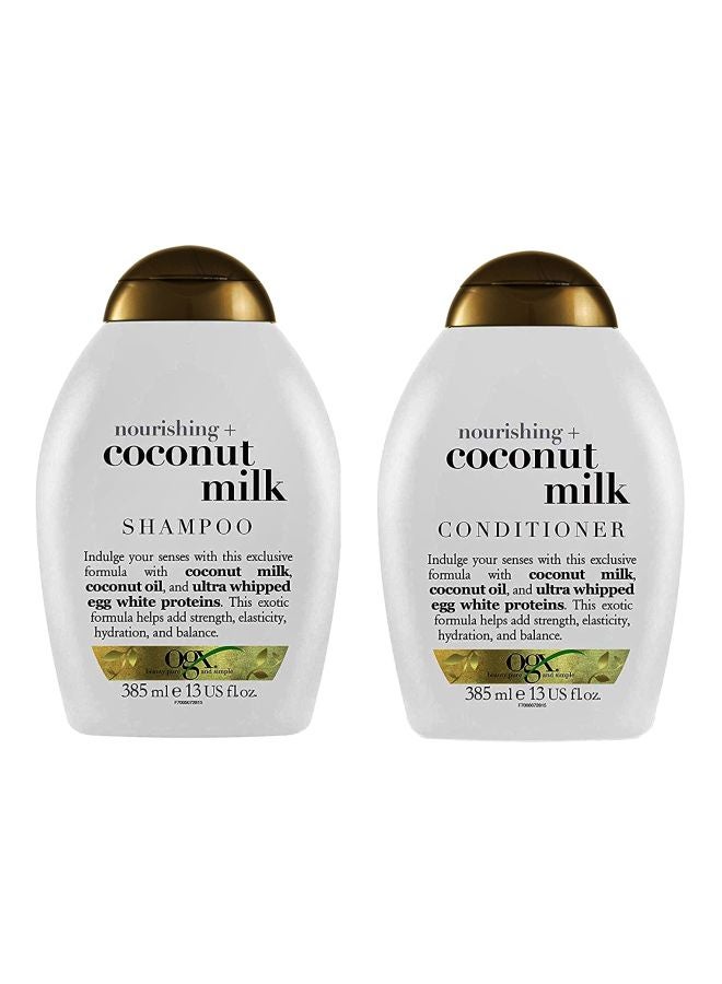 2-Piece Nourishing Coconut Milk Shampoo And Conditioner Set