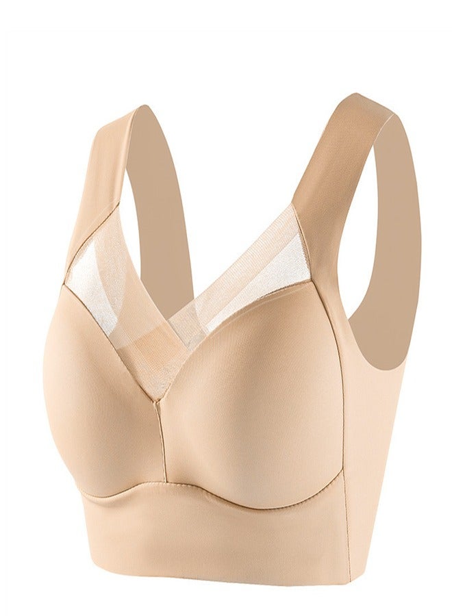 Thin And Breathable Vest Underwear Without Steel Rings Skin Color