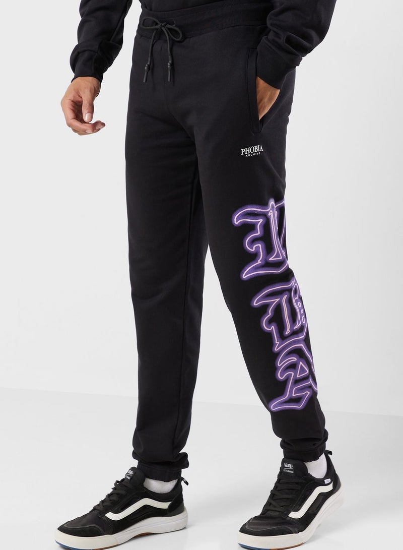 Gothic Sk Printed Pants