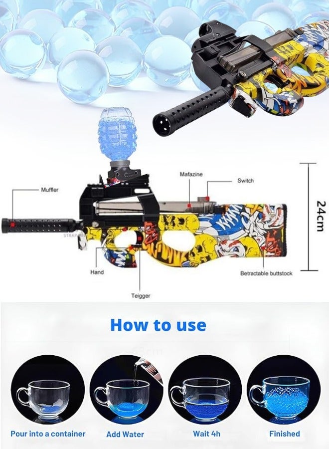 P90 Electric WaterGun | Water Ball Shooting Game | For Kids Teens Electric WaterGun | Summer Pool Toy | Outdoor Beach Pool Party Games | Kids Toy | Toy