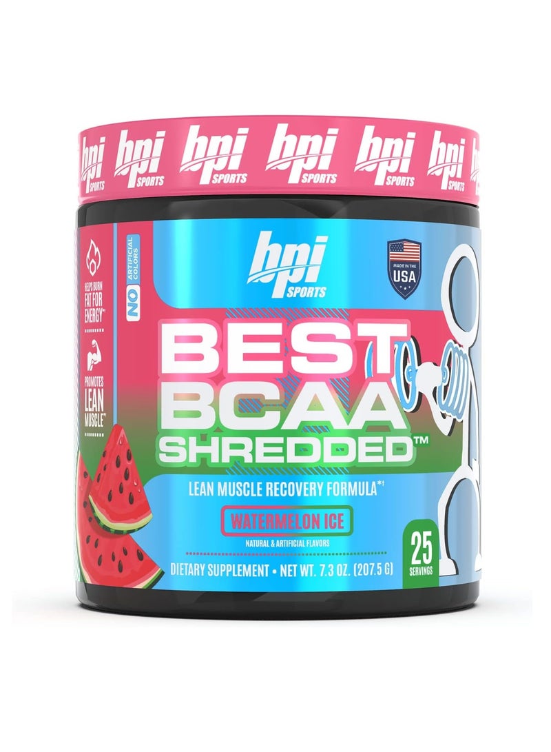 BPI Best BCAA Shredded 25 Servings Watermelon