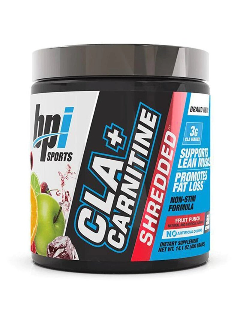 BPI CLA + Carnitine Shredded 50 Servings Fruit Punch