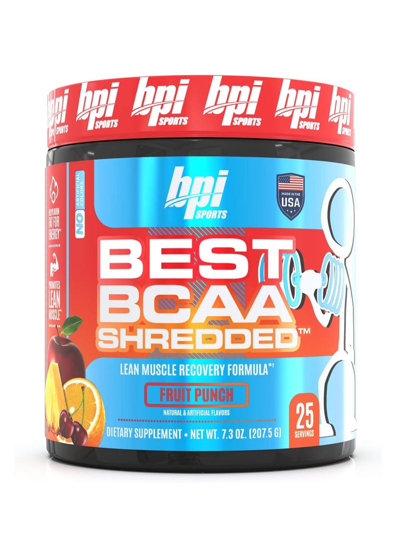 BPI Best BCAA Shredded 25 Servings Fruit Punch