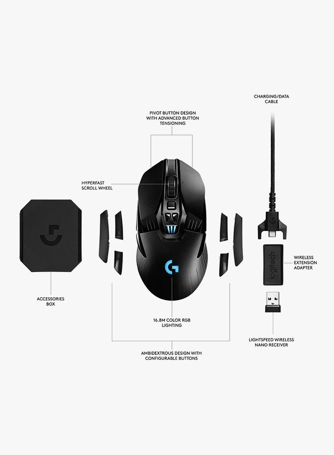 G900 Chaos Spectrum Professional Grade Wired/Wireless Gaming Mouse Black