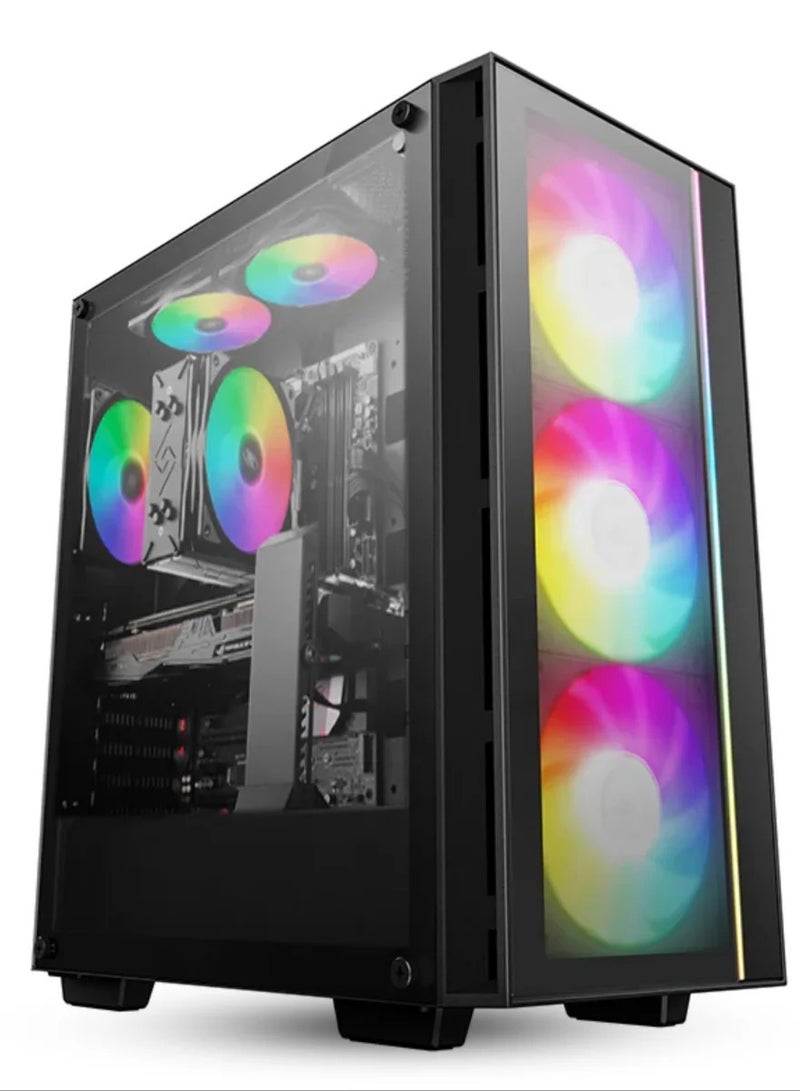 Revolution R5 Gaming PC - AMD Ryzen5 3600, Nvidia RTX3050 OC Dual 8GB, DDR4 32GB Ram 3600MHz, 1TB NVMe M.2 SSD, Digital 120mm CPU Air Cooler, 650W Standard PSU, Windows 11 Pro, Wi-Fi