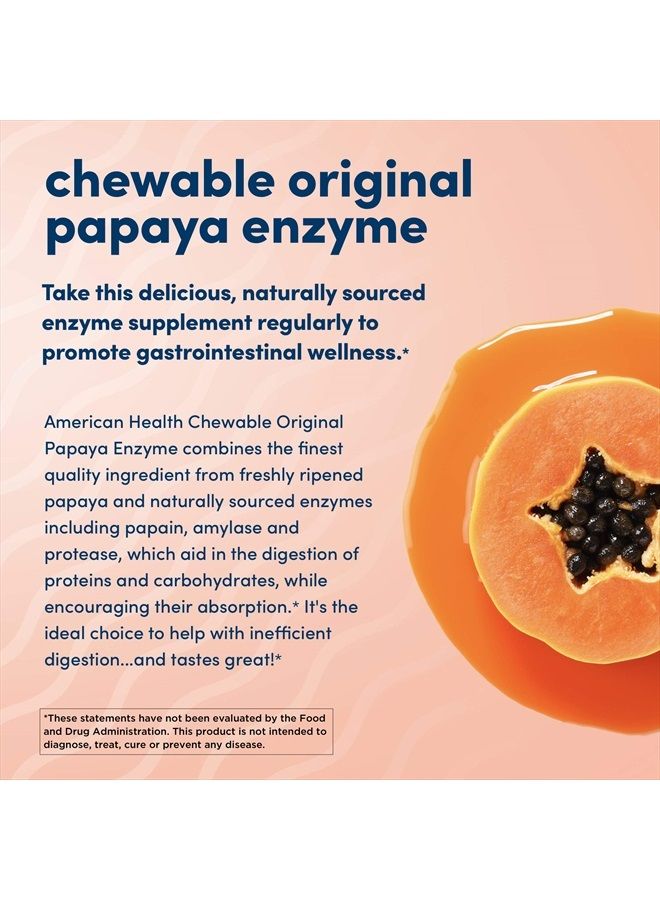 Products - Original Papaya Enzyme, 250 chewable Tablets