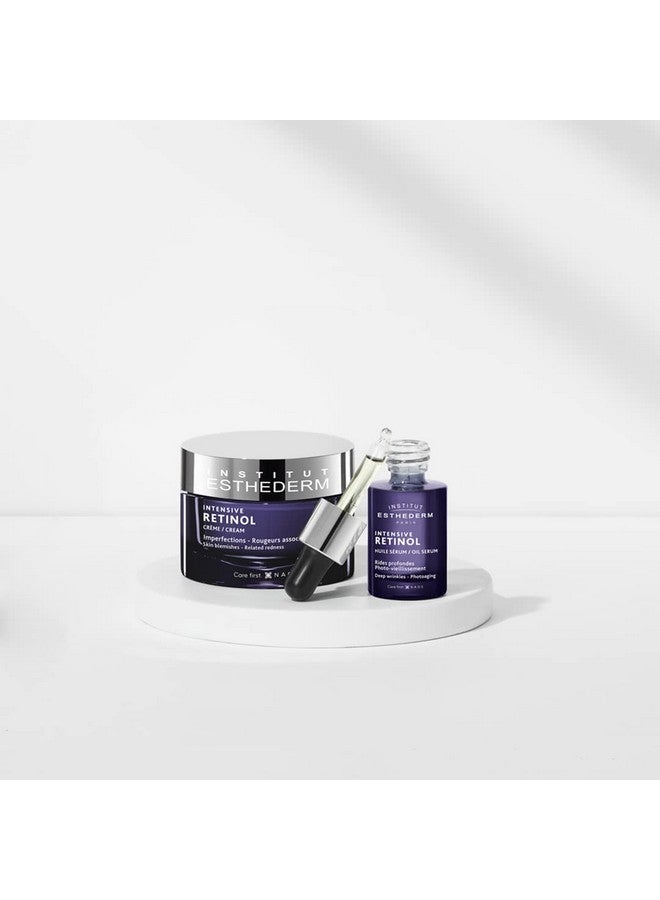 Intensive Retinol Cream Face And Neck Antiaging Wrinkles Uneven Surface Of The Skin