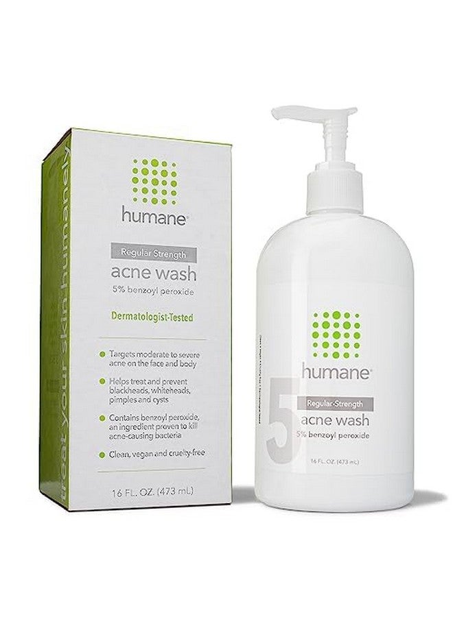 5% Benzoyl Peroxide Acne Treatment For Face Chest & Back 16 Fl Oz Dermatologisttested Nonfoaming Face & Body Wash Gel Cleanser Vegan & Crueltyfree Acne Cream & Spot Treatment