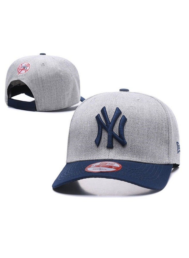 New era MLB sunshade hat outdoor men's and women's sports essential duck billed hat grey