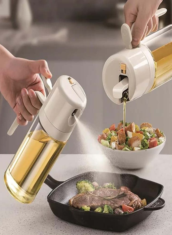 2 in 1 Oil Sprayer and Oil Dispenser Bottle