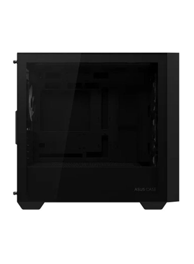 A21 PLUS MicroATX Case, 4x Pre-Installed ARGB Fans, Clean Cable Management, Supports 360 Mm Radiators & 380 Mm Graphics Cards, Black | 90DC00H0-B19000