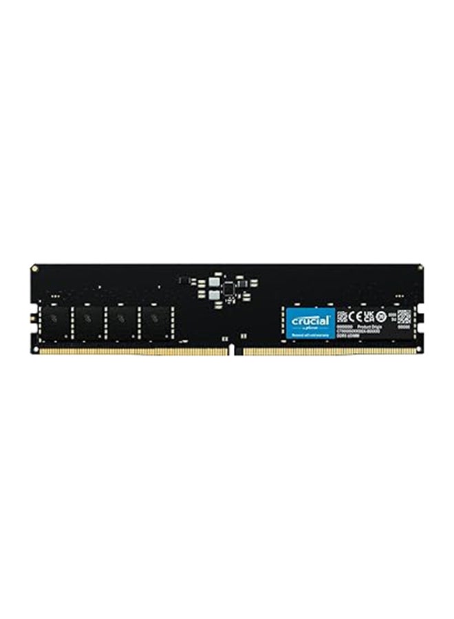 Basics 16GB DDR5 4800Mhz CL40 UDIMM Desktop Memory- Black (CB16GU4800) 16 GB