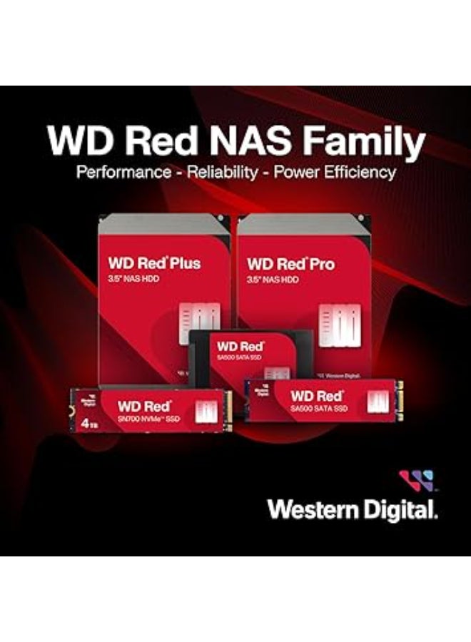 4TB RED PLUS 256MB SATA 6GB/S -WD40EFPX 4 TB