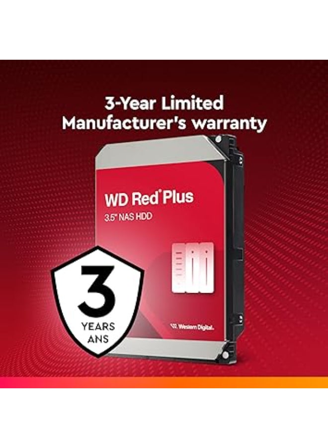 4TB RED PLUS 256MB SATA 6GB/S -WD40EFPX 4 TB