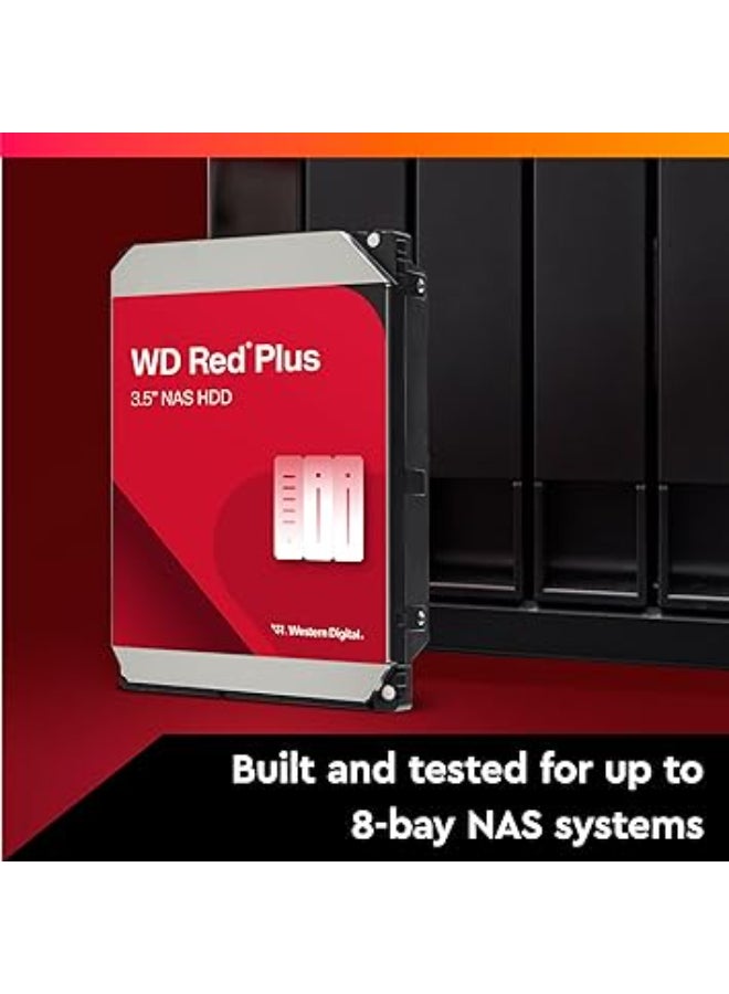 4TB RED PLUS 256MB SATA 6GB/S -WD40EFPX 4 TB