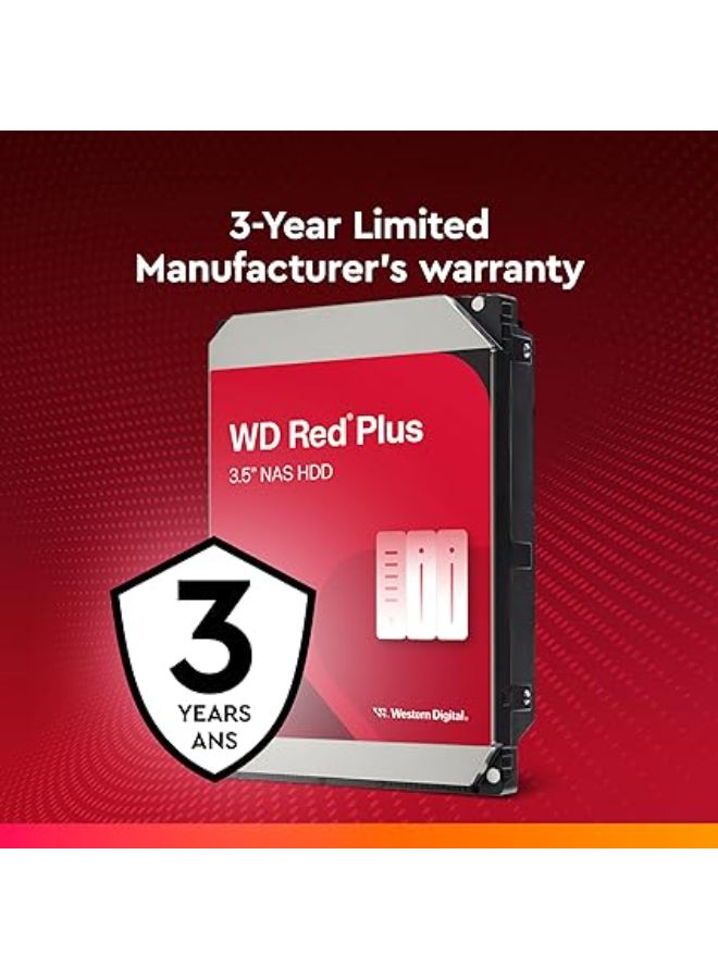 8TB Red Plus 256MB SATA 6Gb/s -WD80EFPX 8 TB