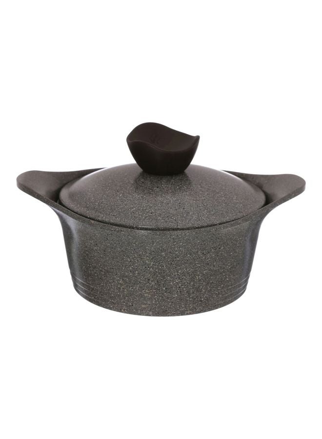 Aeni Pot With Lid Black 1Liters