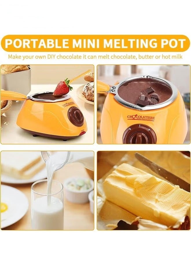 Chocolate Melting Pot,MINI Electric Chocolate Melting Pot,Chocolate Warmer Machine For Milk,Chocolate,Cheese,Butter,Candy