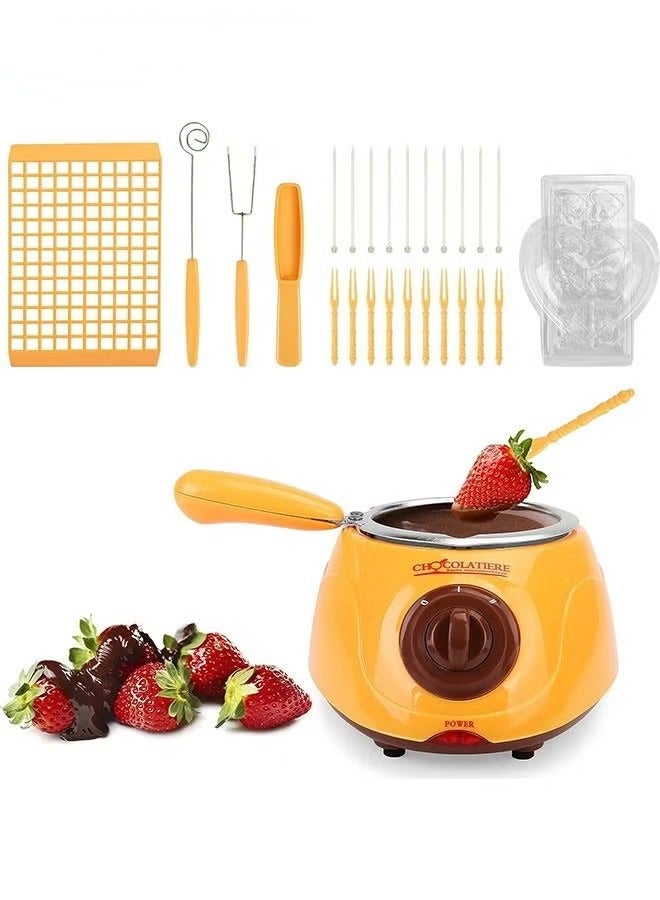 Chocolate Melting Pot,MINI Electric Chocolate Melting Pot,Chocolate Warmer Machine For Milk,Chocolate,Cheese,Butter,Candy