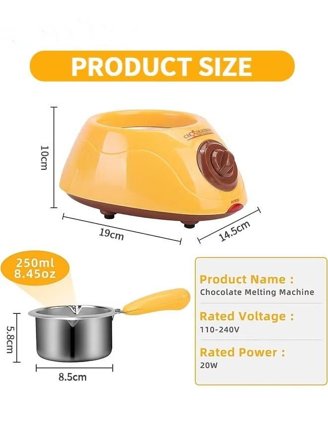 Chocolate Melting Pot,MINI Electric Chocolate Melting Pot,Chocolate Warmer Machine For Milk,Chocolate,Cheese,Butter,Candy