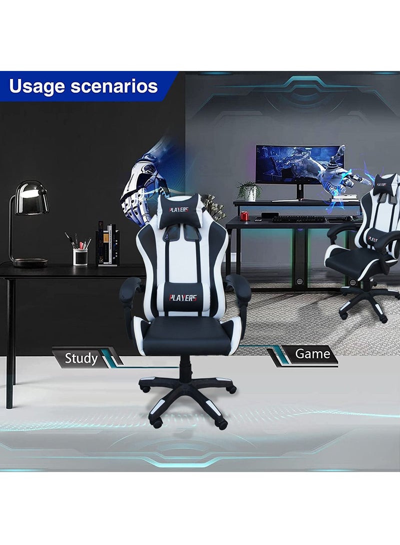 Mahmayi Contra Gaming TJ HYG-01 Gaming Chair with PU Leatherette and V2-1060 Plain Desk Gaming Table Black Combo