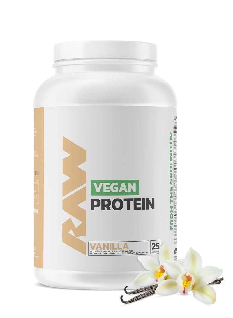 RAW Vegan Protein - Peanut Butter, 25 Servings, 1,81 Lbs