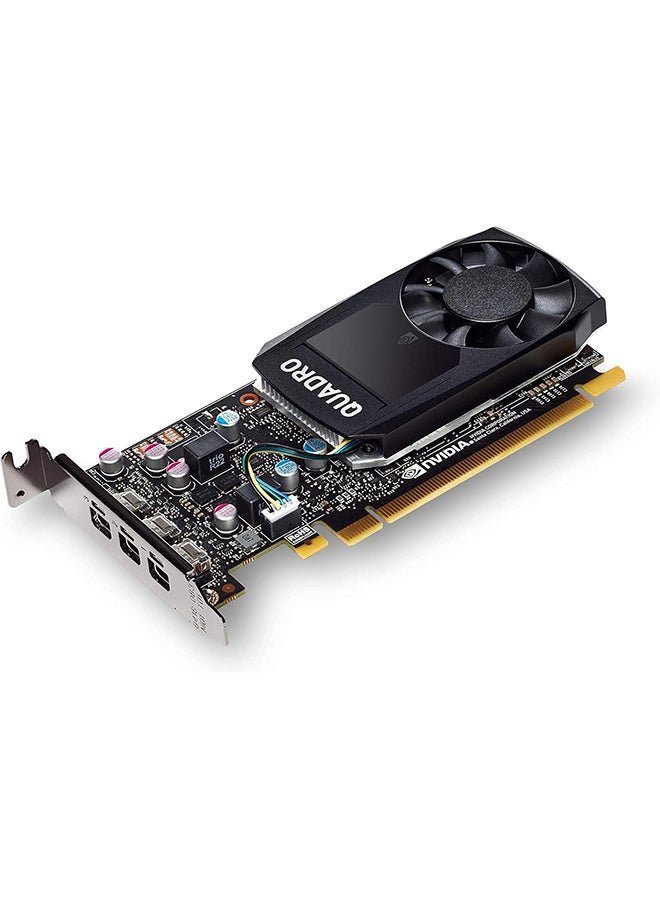 Quadro T1000 4GB GDDR6 Graphics Card - Bulk Packing Black