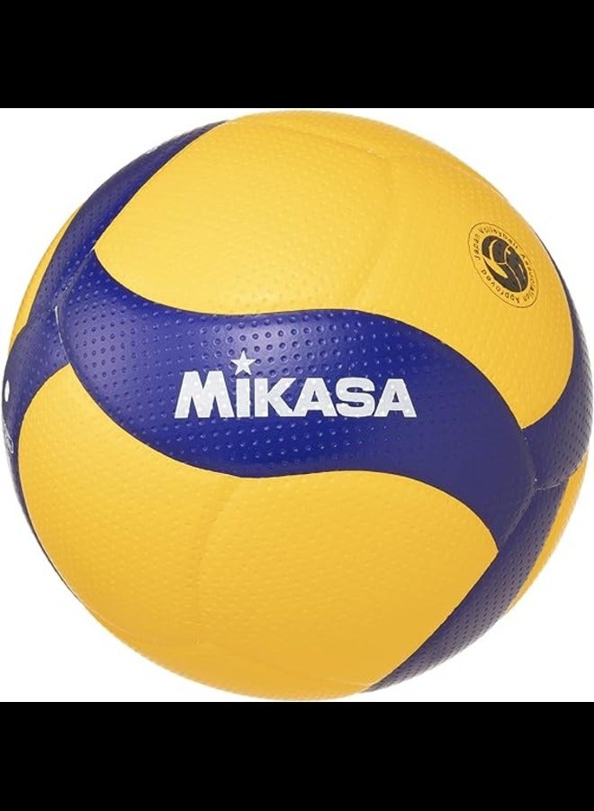 MIKASA V300W-V FIVA Official Volleyball Competition Ball size 5 Yellow/Blue