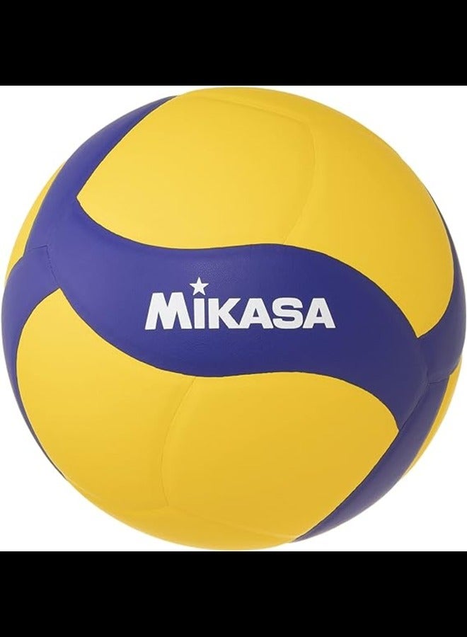 Mikasa V330W Volleyball, Size 5, Yellow/Blue