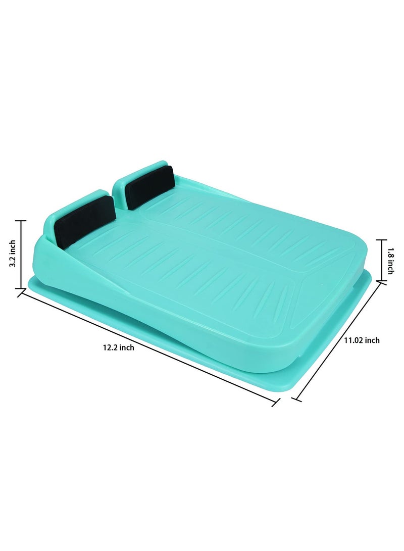 Calf Stretcher Slant Board, Adjustable 4 Level Incline Board with Anti Slip Design, Leg Foot Balancing Fitness Pedal Wedge for Home Office, Blue