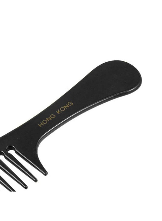 Xcell Hair Combs Wide Tooth Comb For Curly Hair 9 Inches Hair Care Products For Women Men 2 Pcs Plastic Beard Comb Hair Styling Tool For Diy Hairstyle Pet Long Hair Black