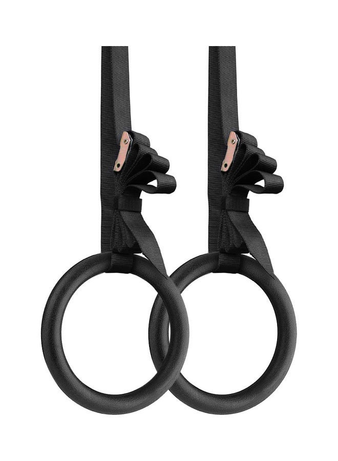 ABS Gymnastic Rings with Strap Set