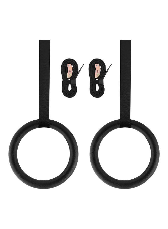 ABS Gymnastic Rings with Strap Set