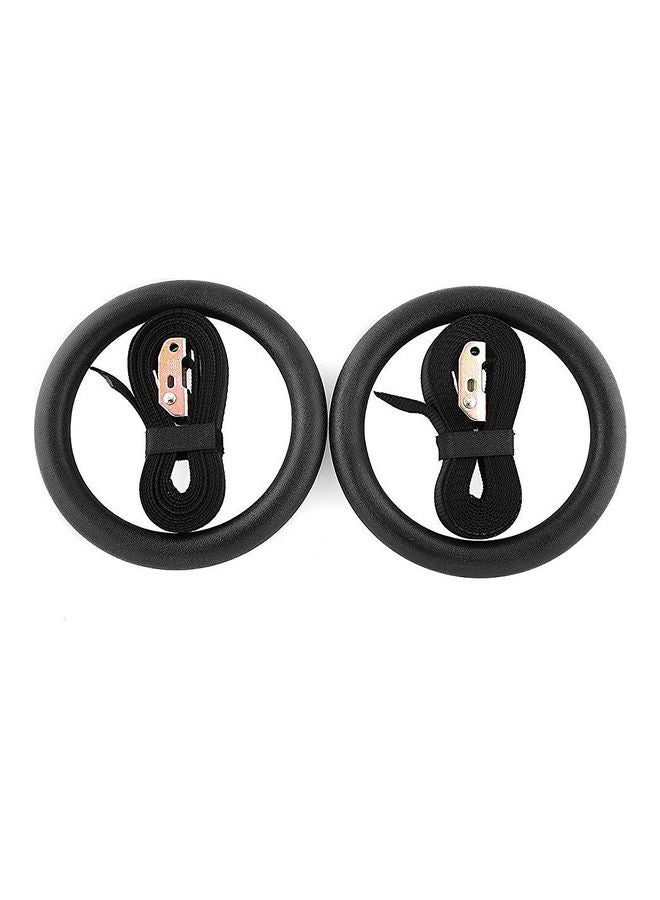 ABS Gymnastic Rings with Strap Set