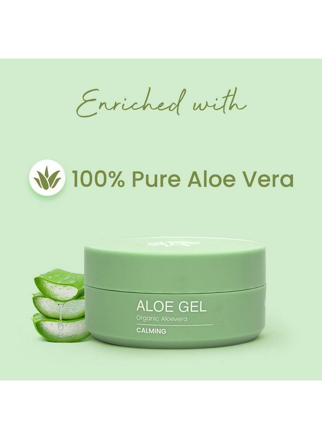 Multipurpose Aloe Vera Gel ; Hydrate & Nourishes Face ; Styles Hair; Men & Women 100Gm