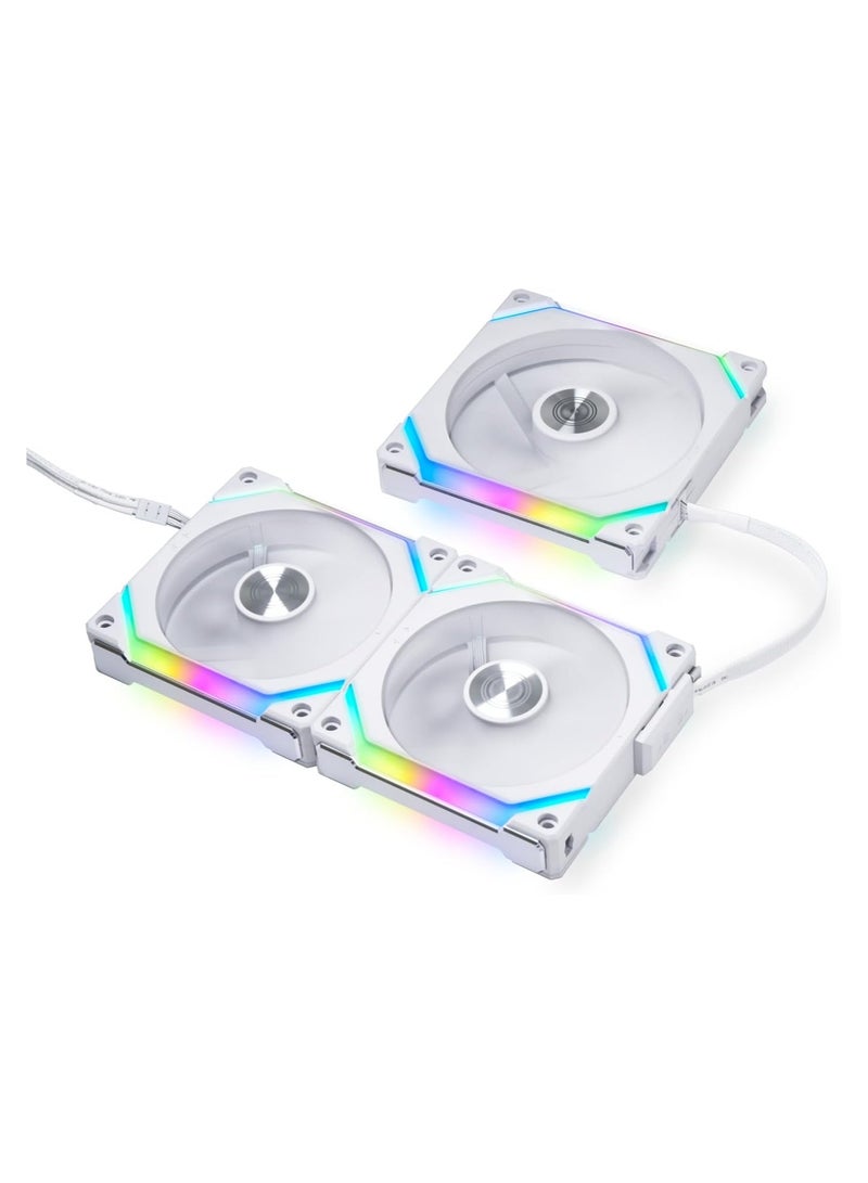 Lian Li UNI Fan SL120V2- 3 Pack - with Controller - White
