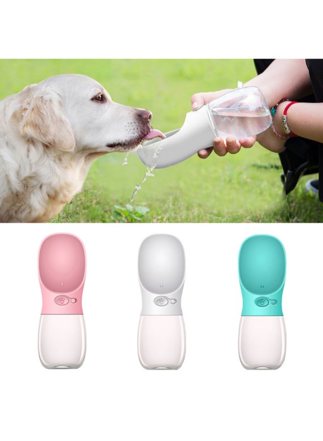 Leakproof Pet Water Bottle White 550ml